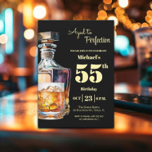 Homem de 55 anos envelhecido à perfeição Whiskey A