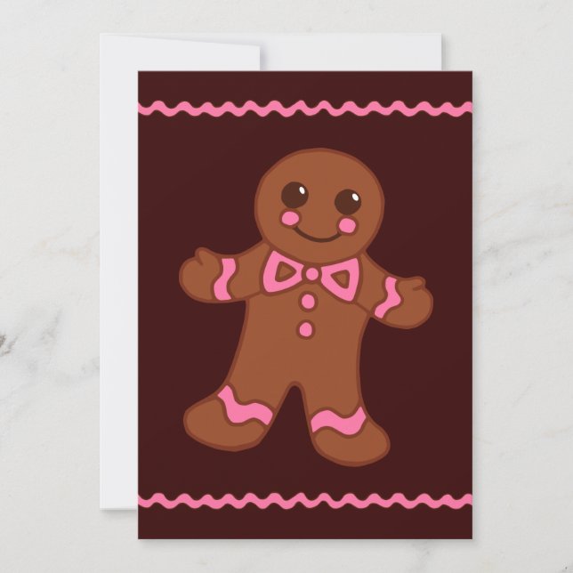 Convites Homem de Biscoito (Frente)
