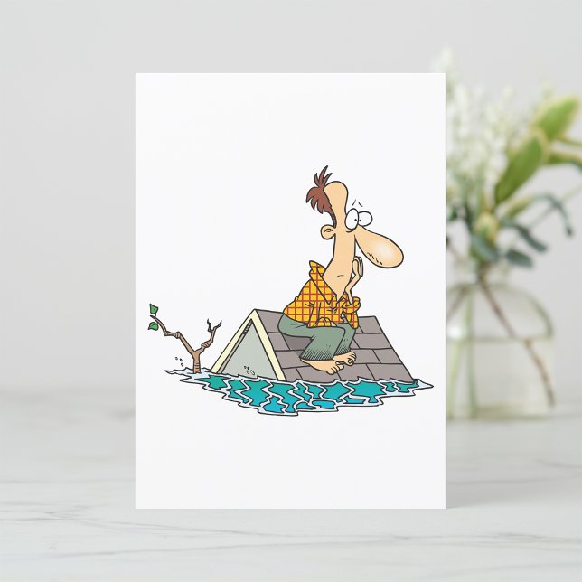 Convites Homem Em Uma Inundação (Criador carregado)