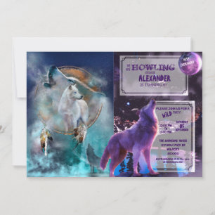 Convites Homem-fantasma indiano e lobo-chefe de etnia triba