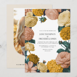 Convites Honey Amber, Caramel Rose & Soft Marzipan Wedding