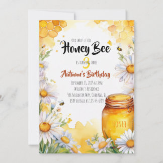 Convites Honey Bee Birthday