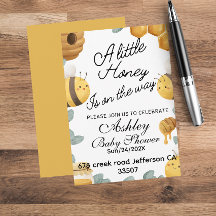 Honey bee Summer Baby Shower Themes 