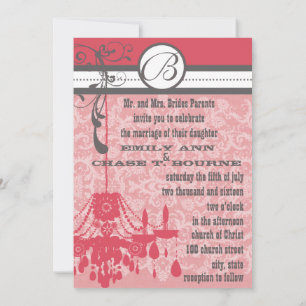 Convites Honeysuckle Vintage Chandelier