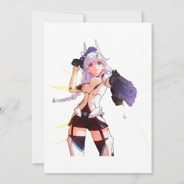 Convites Honkai Impact 3rd Anime 崩 坏 3rd Android (Frente)