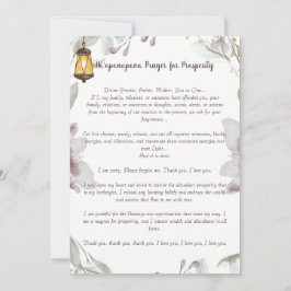 Convites Ho'oponopono Prayer para a Prosperidade