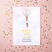 Hooray, é o meu dia! Festa de aniversário mínima