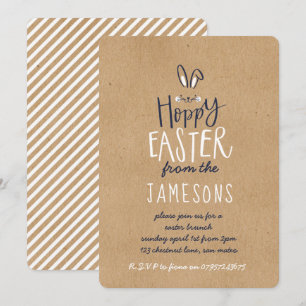 CONVITES HOPPER EASTER BUNNY