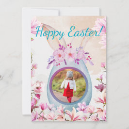 Convites Hoppy Easter egg with photo