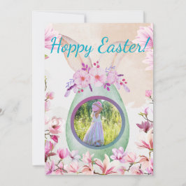 Convites Hoppy Easter green egg photo