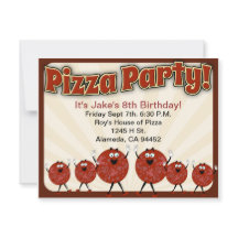 Hora da festa da pizza