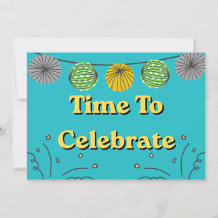 Convites Hora de celebrar qualquer ocasião