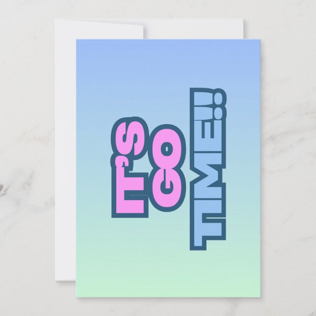 Convites Hora de Ir (Frente)