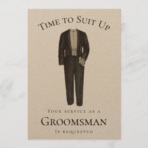 Convites Hora de se Preparar Proposta para Padrinhos de Cas