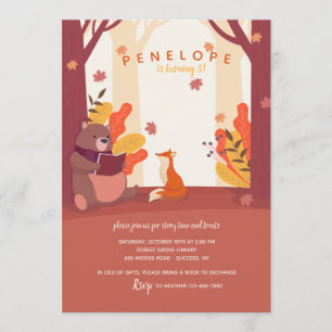 Convites Hora de uma Festa de aniversário de História