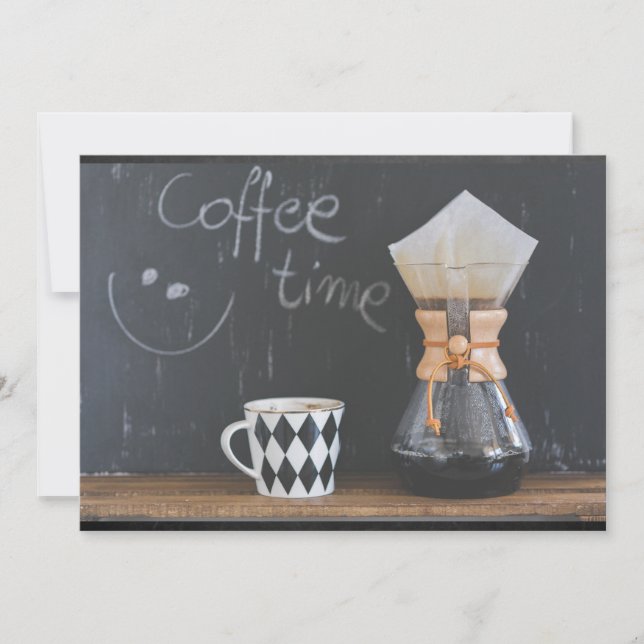 Convites Hora do Café Juntar a Festa (Frente)