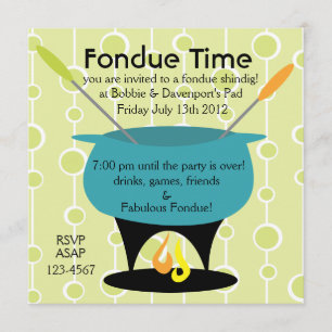 Convites Hora do Fondue!