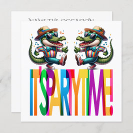 Convites Hora do Gator Party