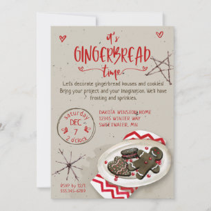 Convites Hora do Pão de Gingerpão