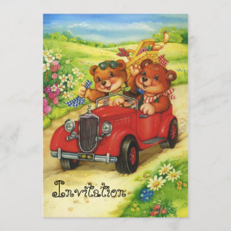 Convites Hora do piquenique para Teddy Bears!