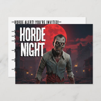Convites Horde Night Party