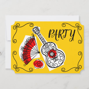 Convites Horizontal do partido espanhol Souvenirs