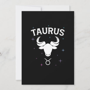 Convites Horoscope Taurus Símbolo Zodiac Sinal Figurino