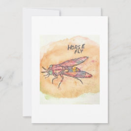 Convites Horse Fly Greeting Card