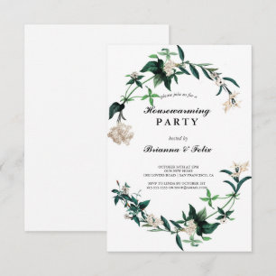 Convites horta Tropical Green Housearming Party