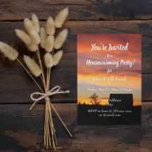 House Sunset Silhouette House