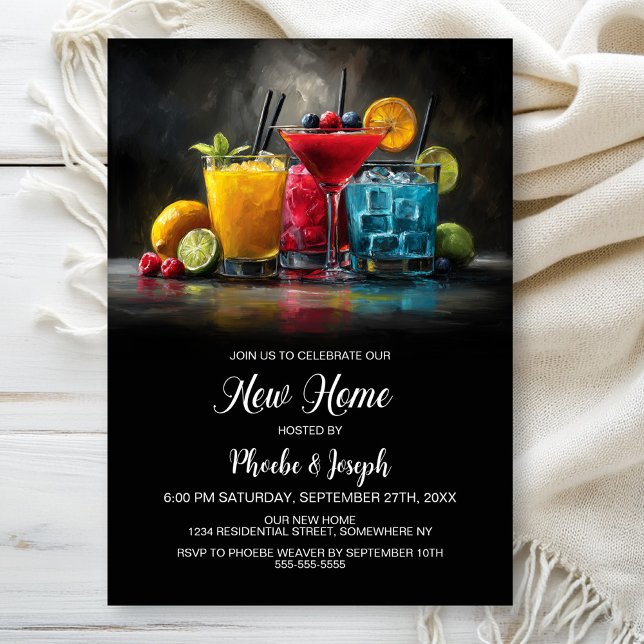 Convites Housewarming Cocktail Party (Criador carregado)