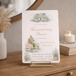 Convites Housewarming Dinner Gathering Invitation