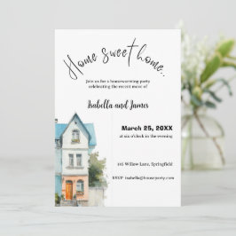 Convites Housewarming Invitation • Home Sweet Home