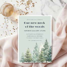 Convites Housewarming Invitation Our New Neck of the Woods