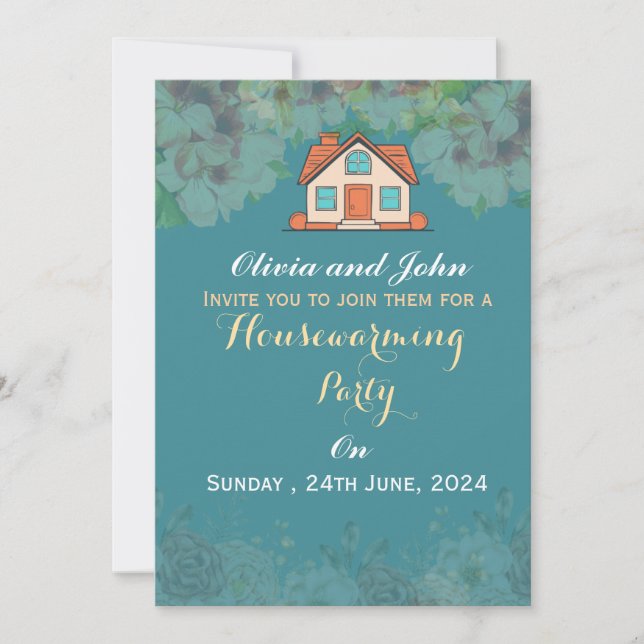 Convites Housewarming Invitations  (Frente)