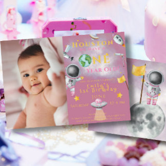 Convites Houston temos um ano de astronauta espacial