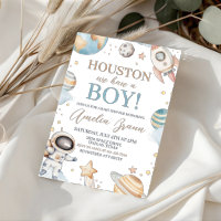 Houston Temos um Bebê Espaço Chuvinha de Bebê