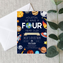 Houston Temos Uma Festa De Quarto Aniversário De Q