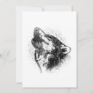 Convites Howling Wolf Invitation