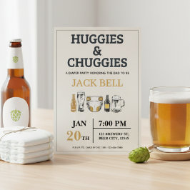 Convites Huggies and Chuggies Invitation