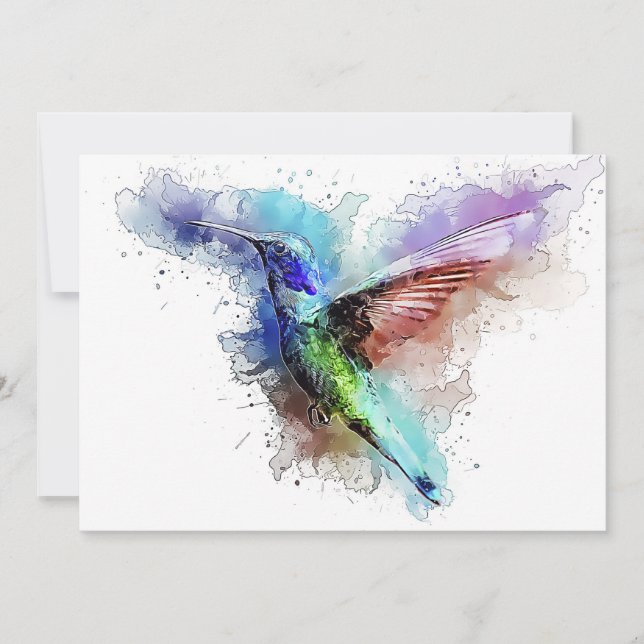 Convites Hummingbird (Frente)