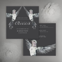 Hummingbird Black and White ANY Birthday Brunch