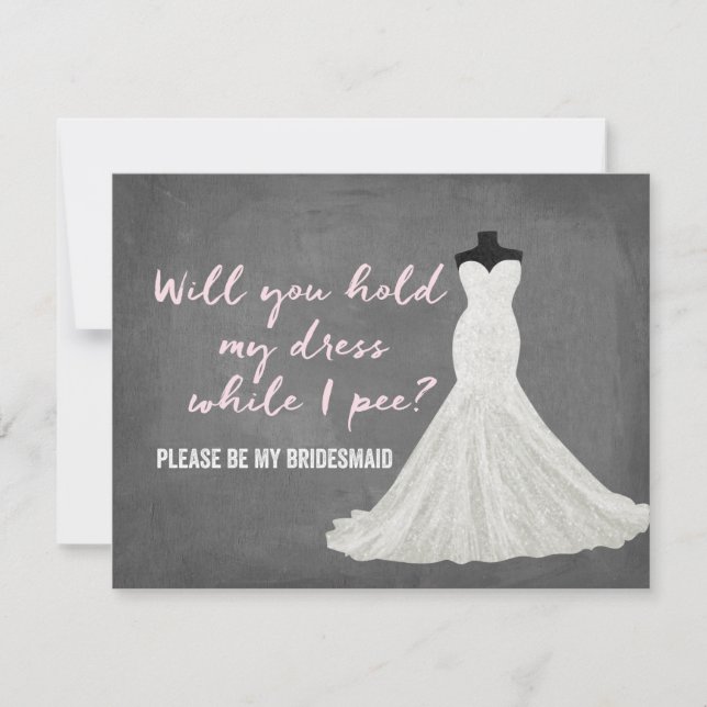 Convites Humor Bride | Bridesmaid (Frente)