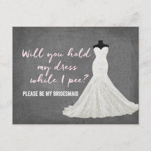 Convites Humor Bride Bridesmaid