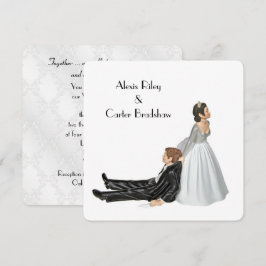 Convites Humor de Casamento em Branco