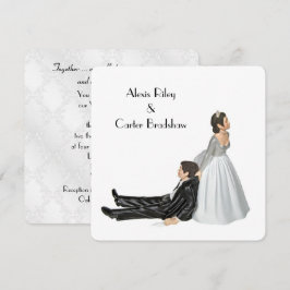 Convites Humor de Casamento em Branco