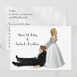 Convites Humor de Casamento em Branco