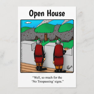 Convites Humorísticos Open House "Espectickles"