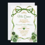 Convites Hunter Green Floral Arco Fita Dourada Mis Quince<br><div class="desc">EDITABLE Hunter Green Floral Arco Ribbon Dourada Coroa Mis Quince Convite Elegante Quinceañera Hunter Green Floral Princesa Aniversário Convite Dourada Coroa Mis Quince 15 Anos,  16ª Festa de aniversário</div>