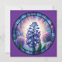 Convites Hyacinth Stainth Glass Art